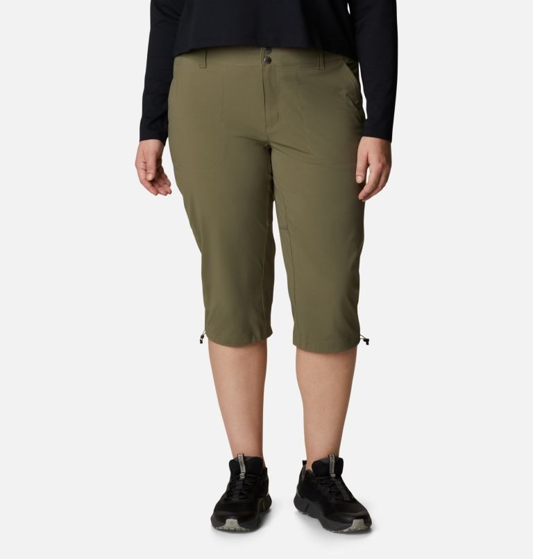 Women\'s Columbia Saturday Trail II Knee Pants Olive | Plus Size CA-H140A